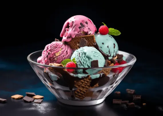 Triple Ball Ice Cream